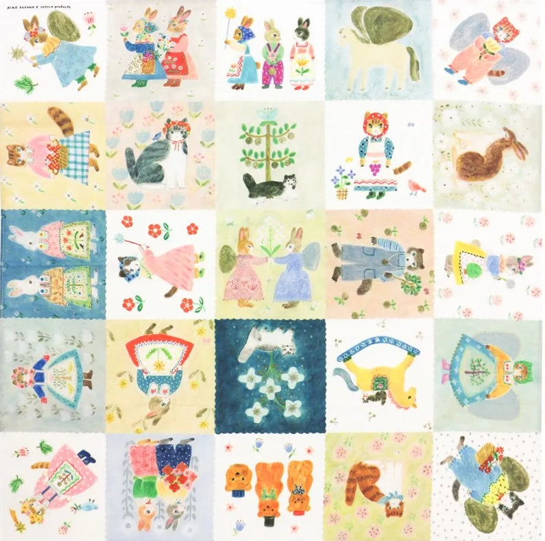 Aiko Fukawa - Furoshiki Baumwolltuch " Patchwork"