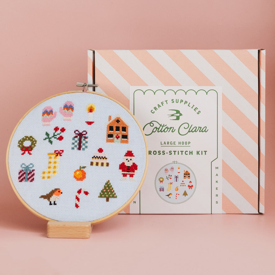 Cotton Clara - Kreuzstich XMAS DIY Set