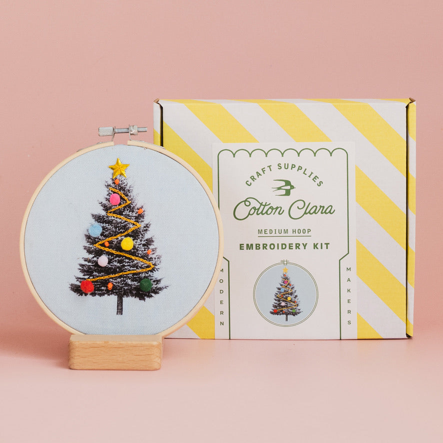 Cotton Clara - Kreuzstick DIY Set X-Mas Tree