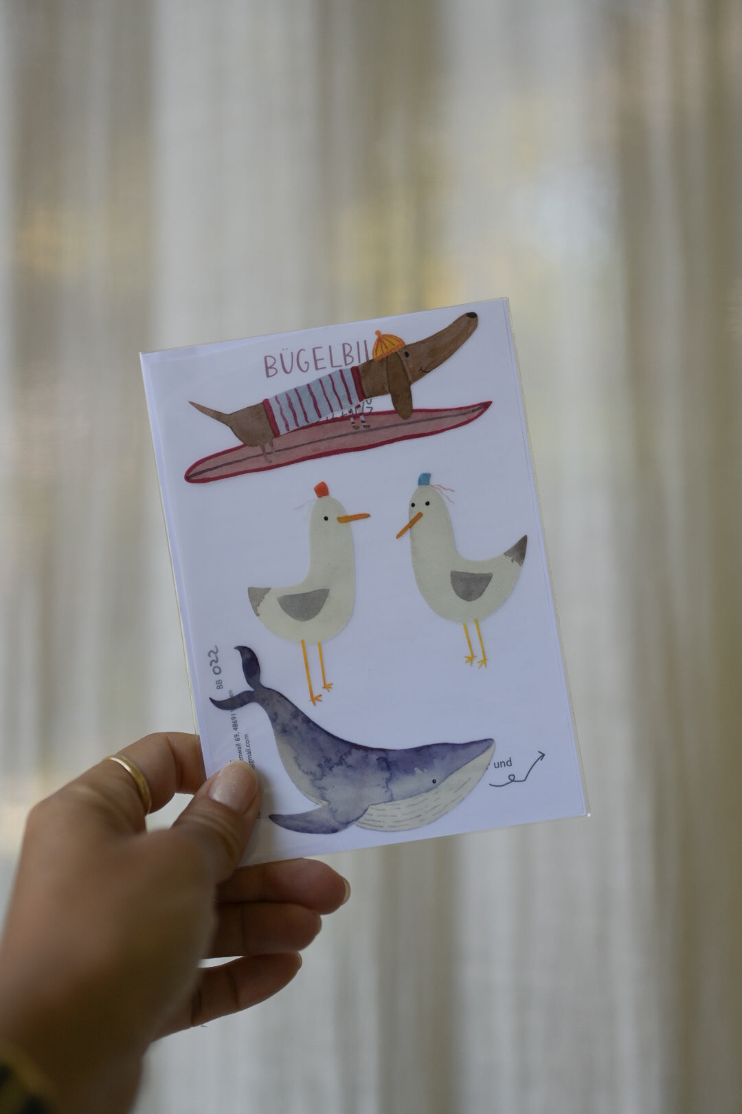 Hannahs Firlefanz- Bügelbild Set Meer