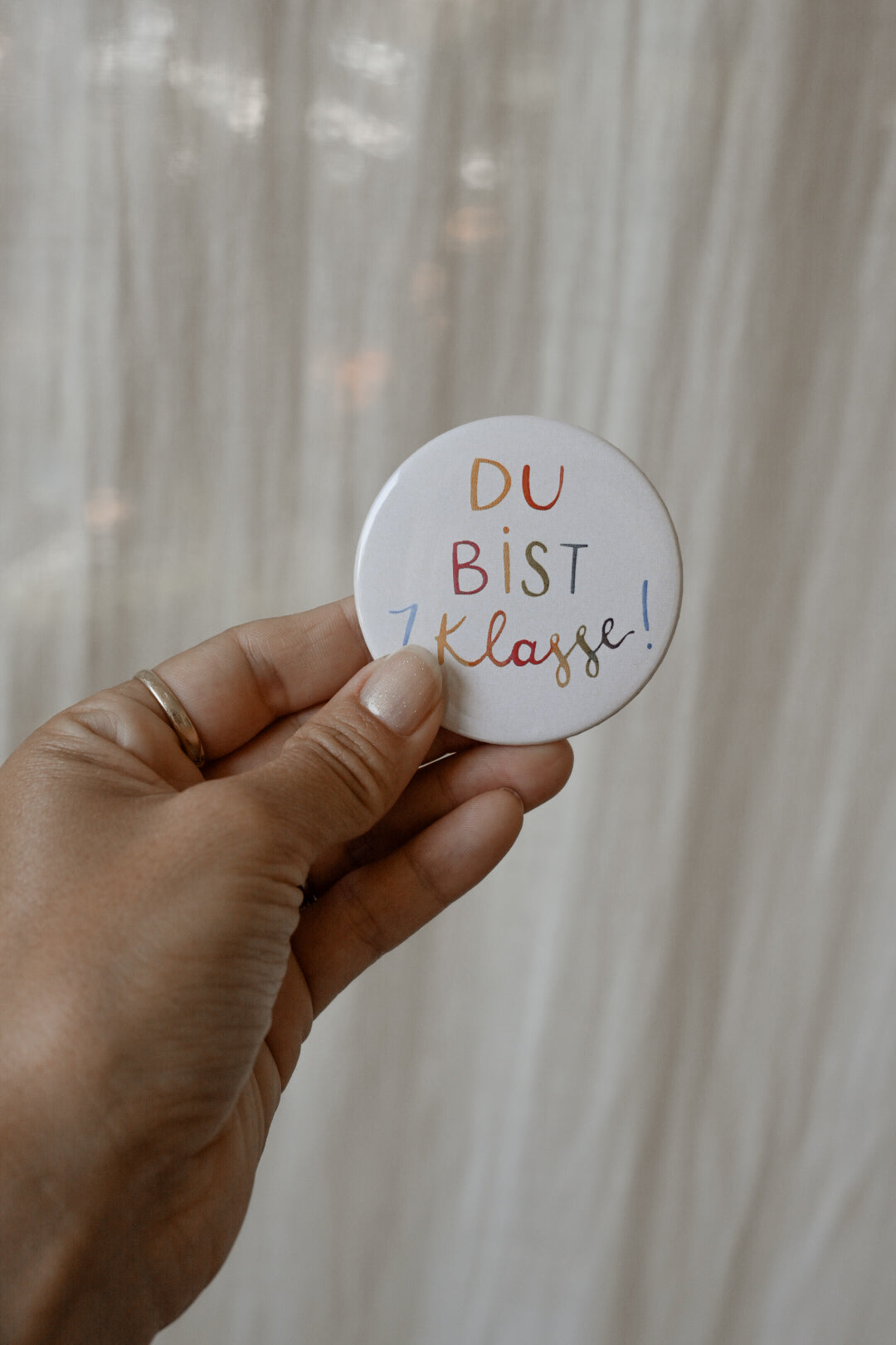 Hannah Firlefanz - Ansteckbutton Du bist 1. Klasse!