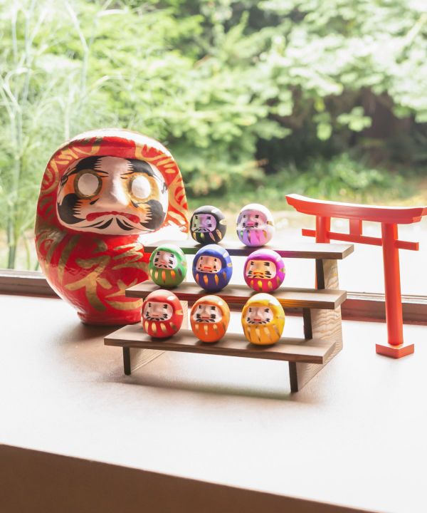 Japanischer Daruma - Wunsch Helfer