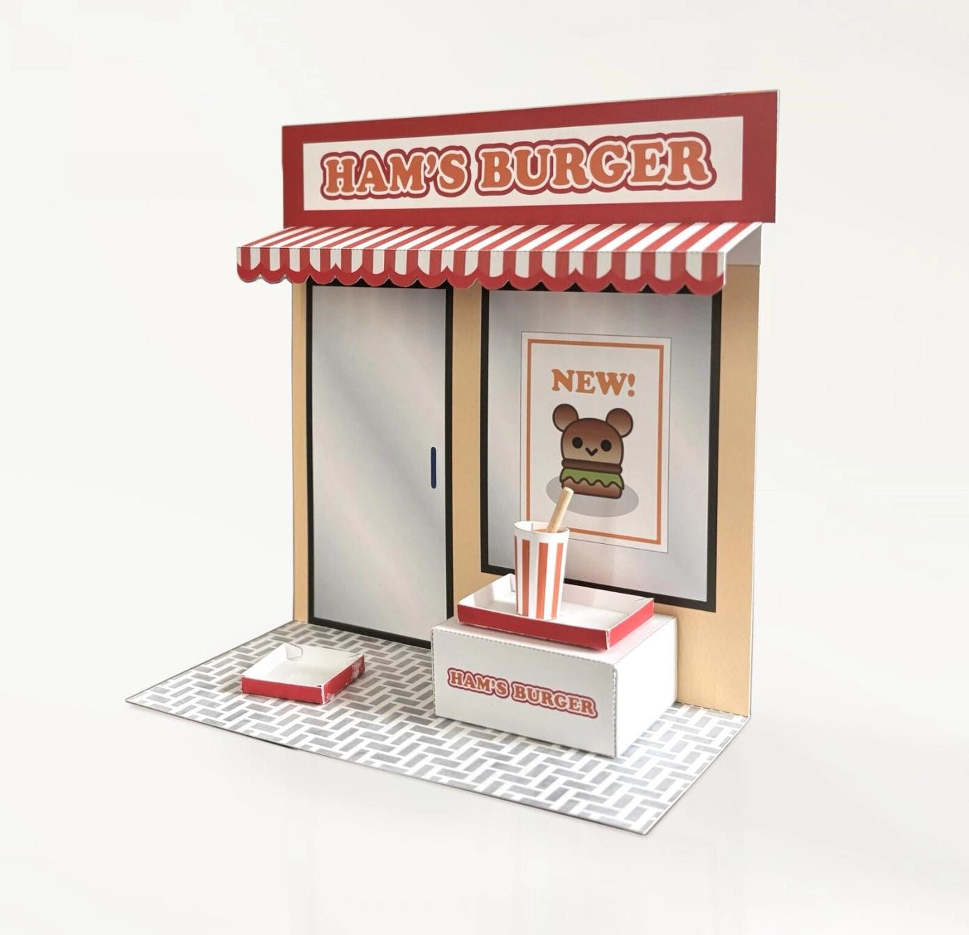 Nadelfilz Set - Otter Bäckerei oder Hamster Burger