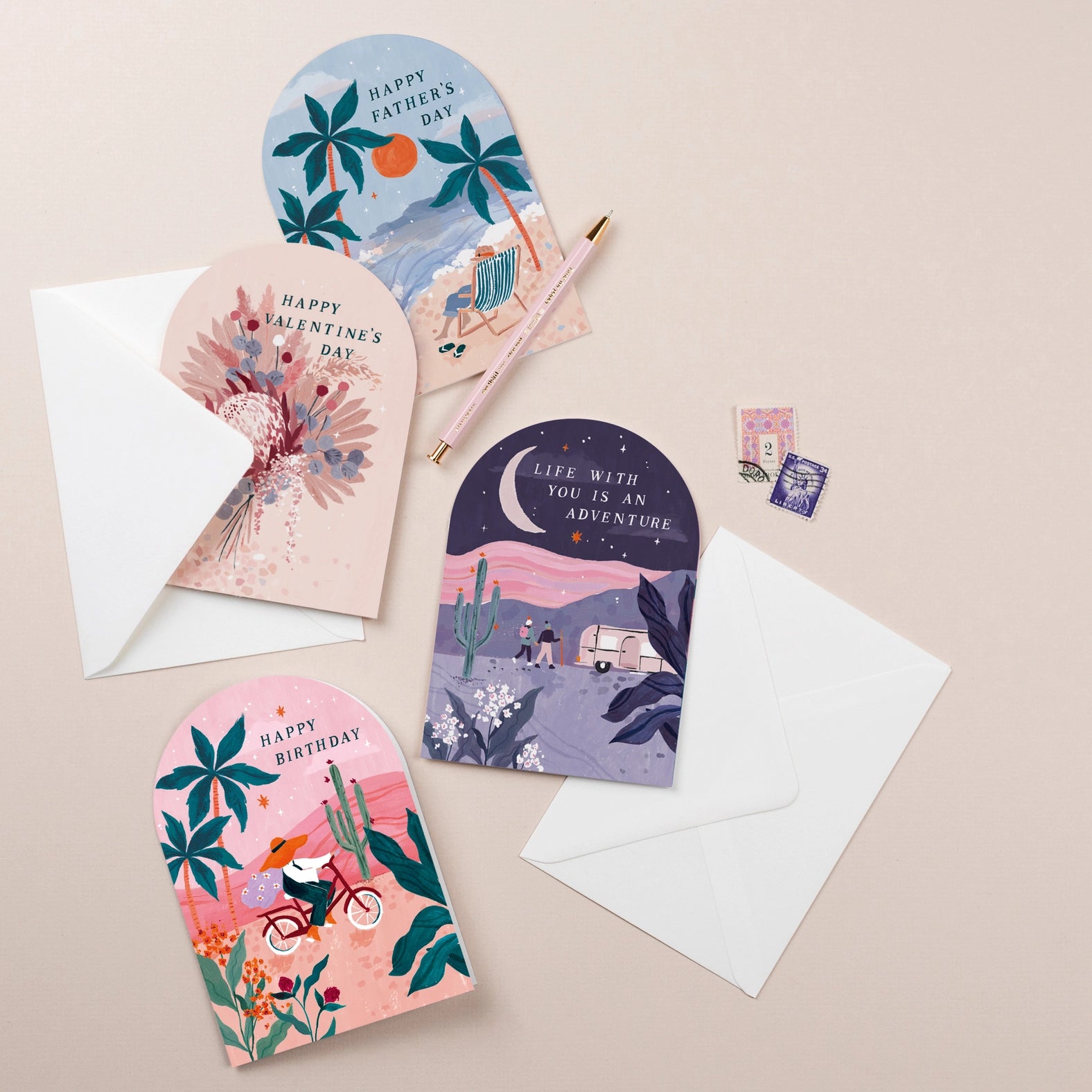 Sister Paper co. Grusskarte - Adventures Desert