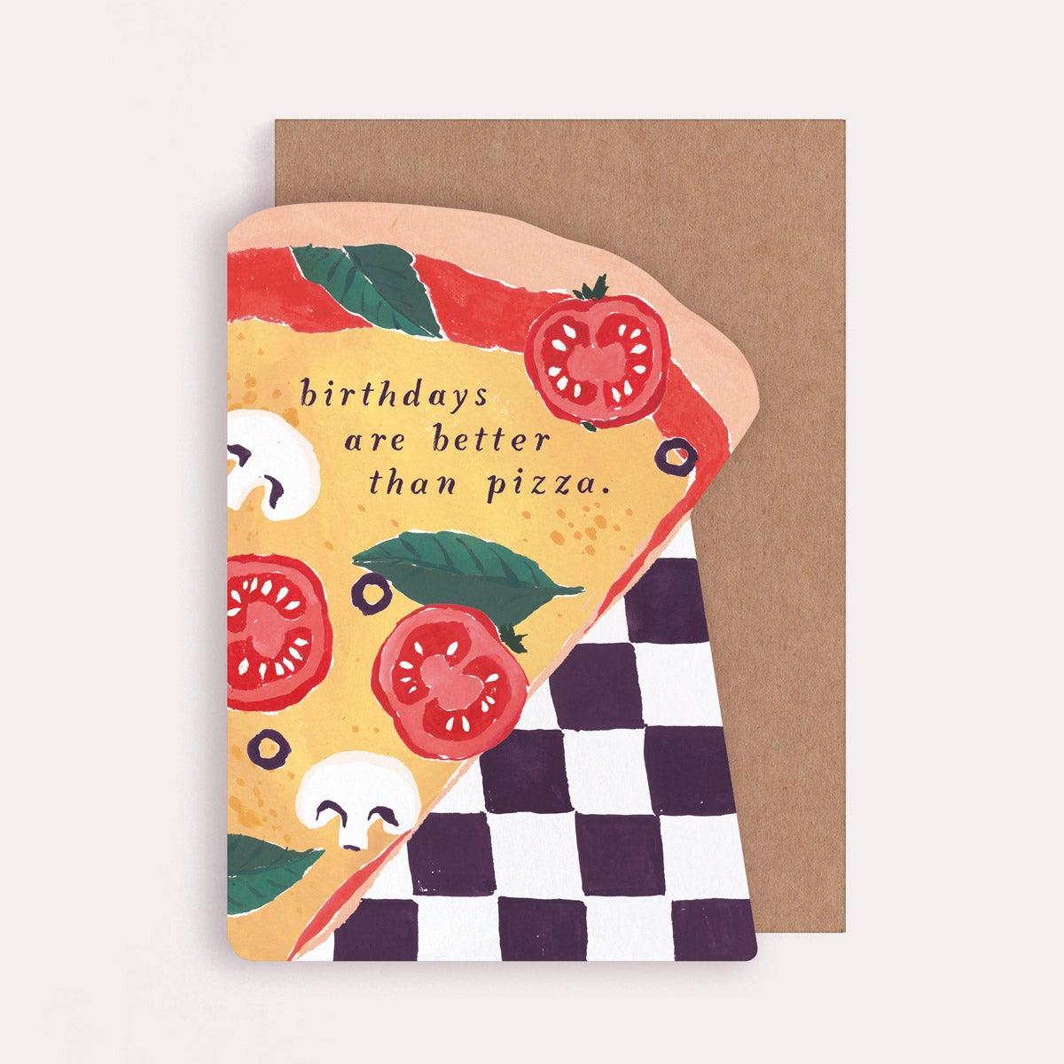 Sister Paper co. Grusskarte - Birthday Pizza