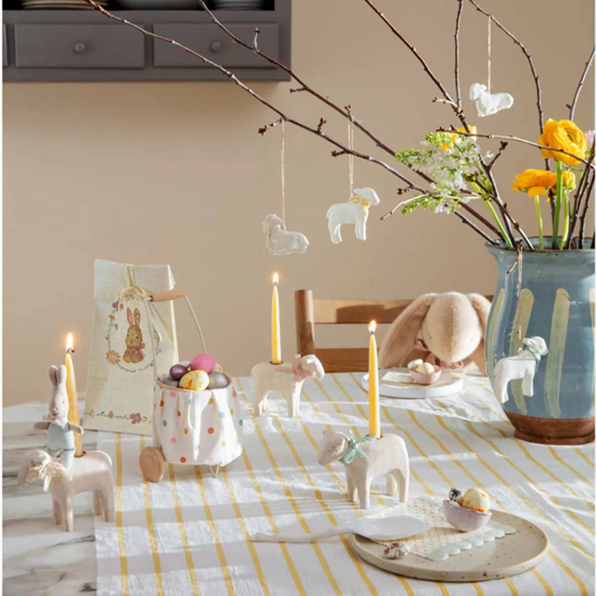 Maileg Kerzenhalter Lamm - Minze oder Rosa