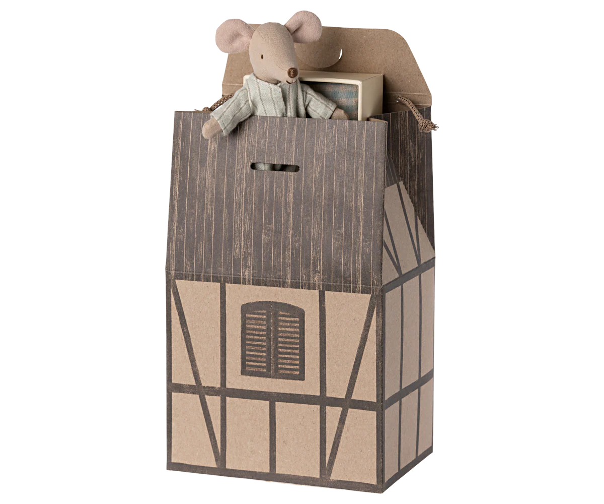 Maileg Papiertüte - Haus braun