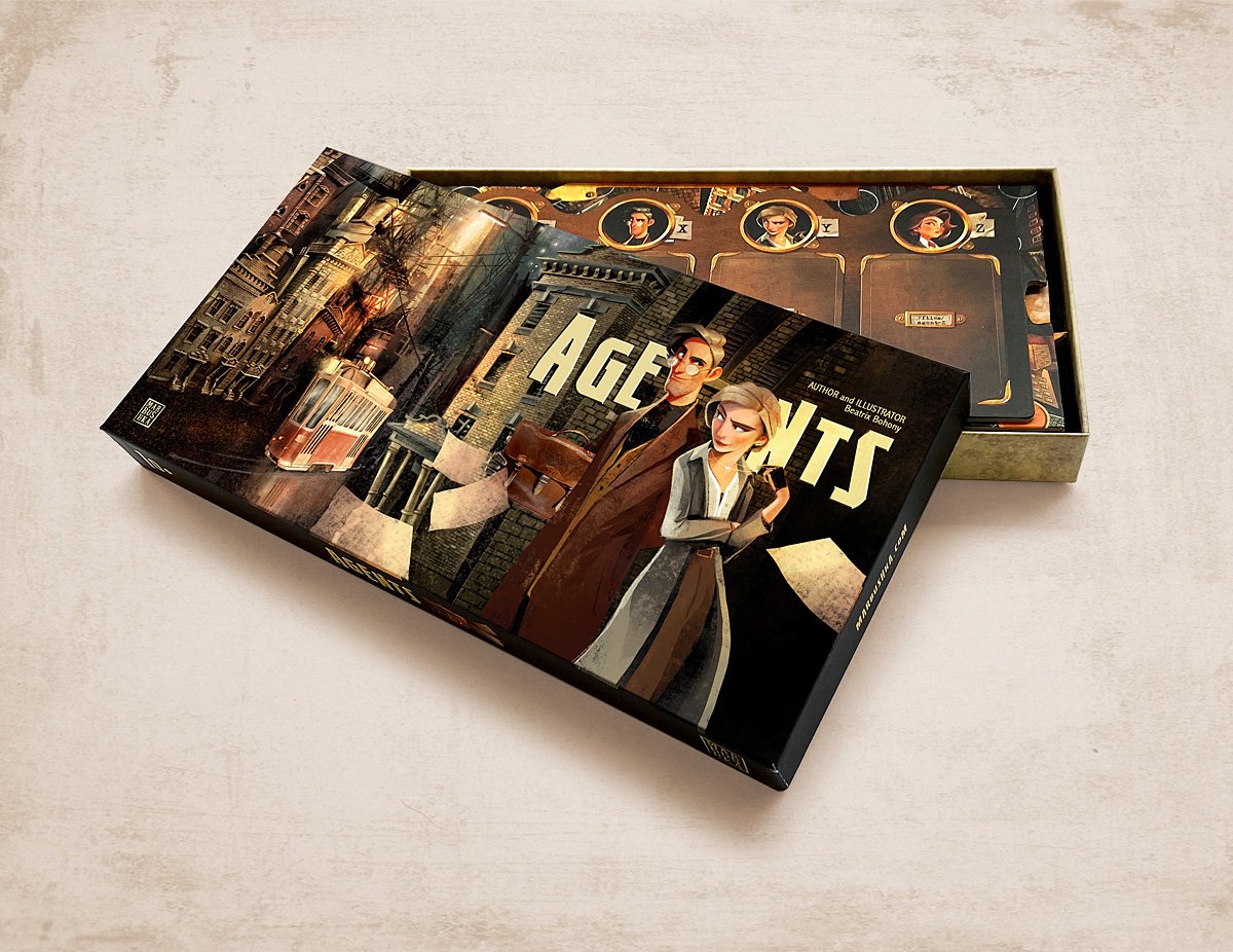 Marbushka Brettspiel - Agents