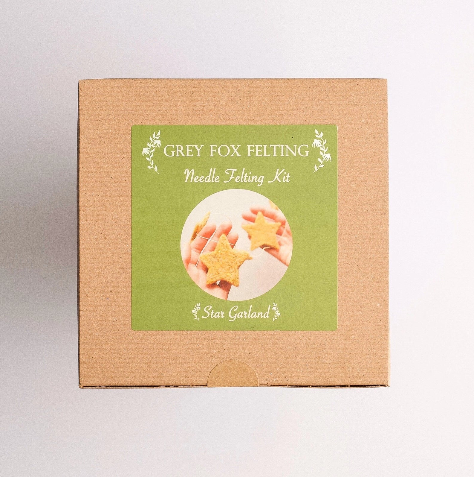 Grey Fox Felting - Nadelfilz DIY Kit  Sternengirlande