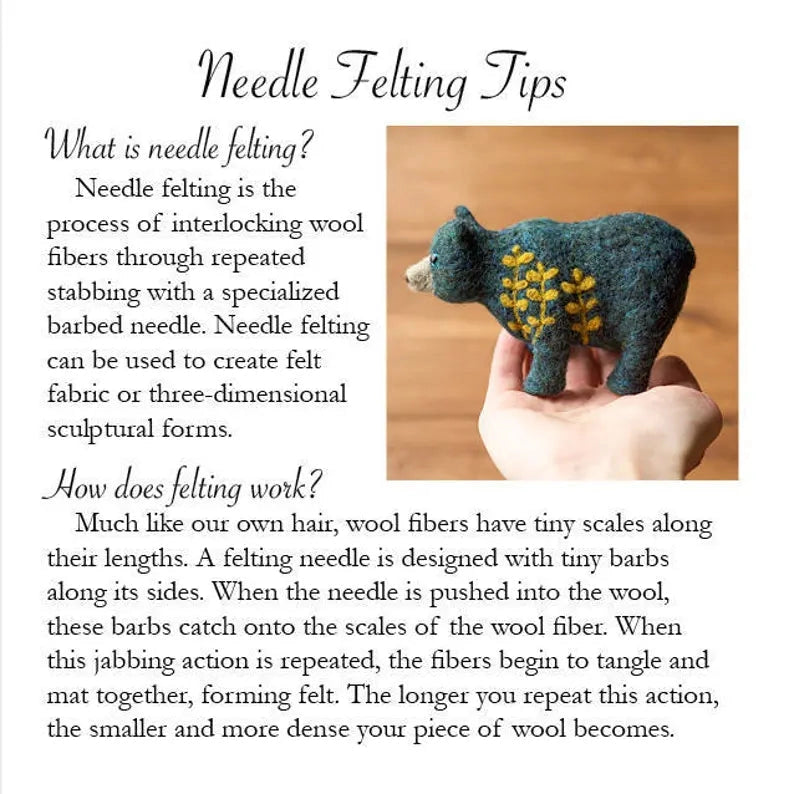 Grey Fox Felting - Nadelfilz Set Starter Kit
