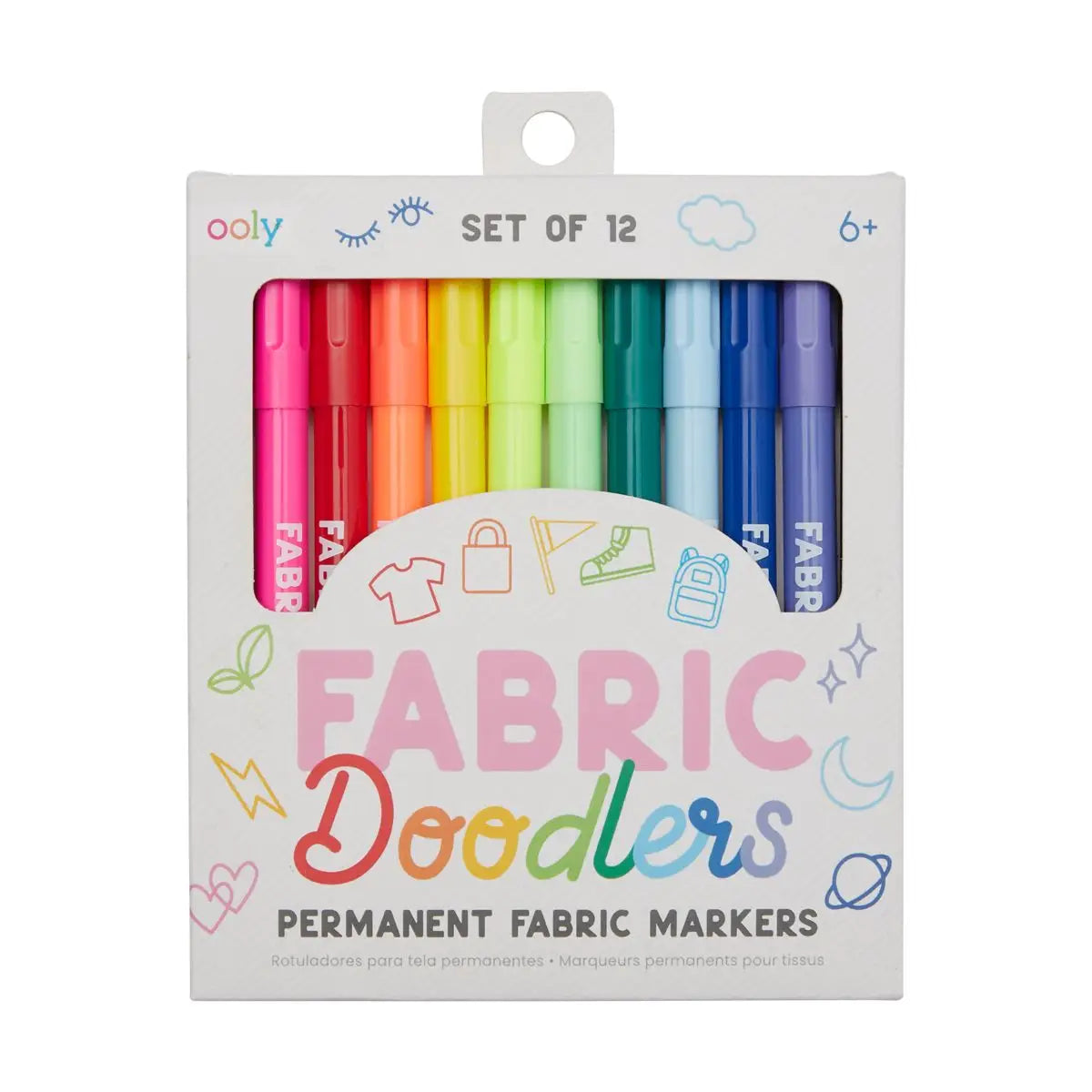 Ooly Fabric Doodlers Textilmalstifte