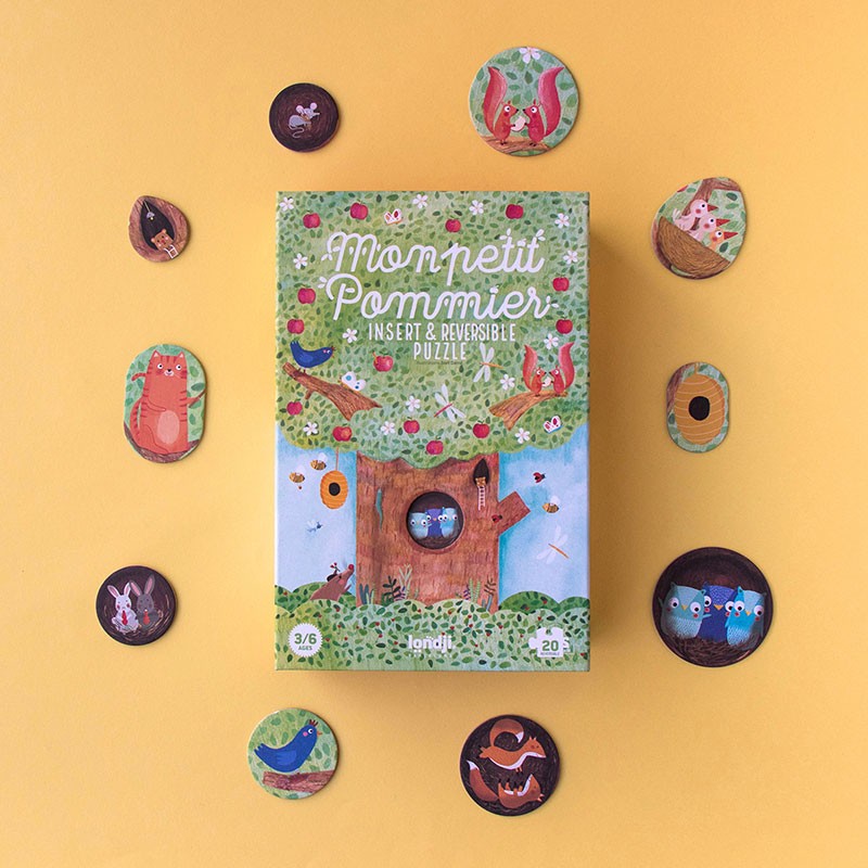 Londji reversible Puzzle - Mon petit Pommier