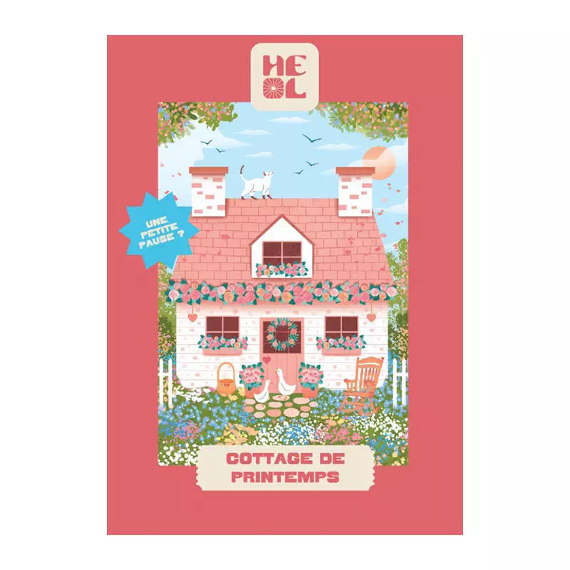 Trevell Mini Puzzle - Frühlingshäuschen