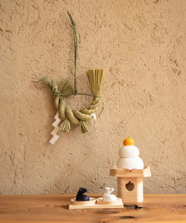 Japanisches Ornament  Tierkreiszeichen - Shimenawa Uma