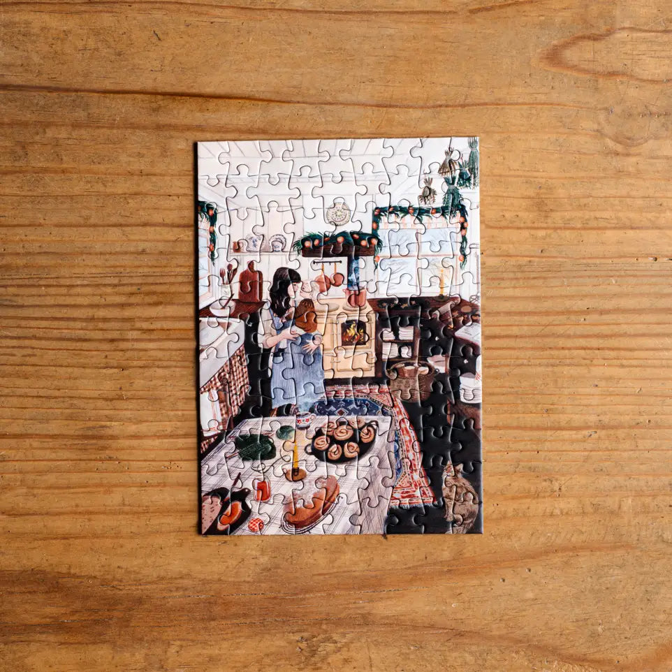 Trevell Mini Puzzle 99 Teile - Backen im Winter