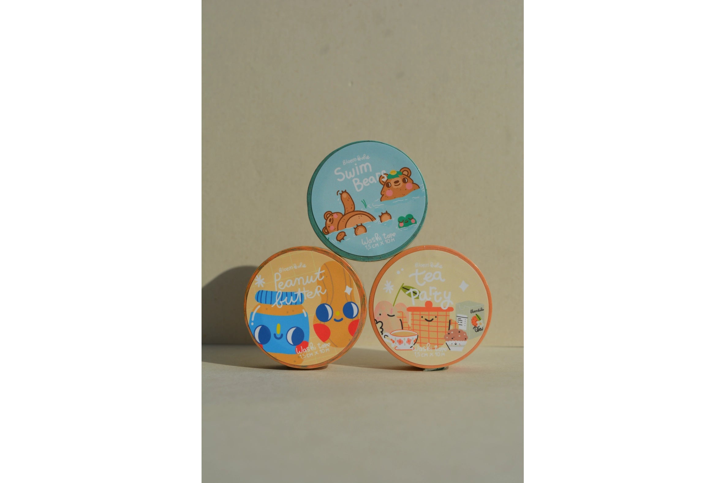 Bloemkolie - Washi Tape verspielte Tiere