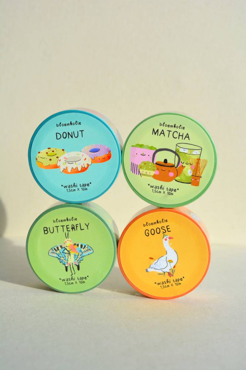 Bloemkolie - Washi Tape verspielte Tiere