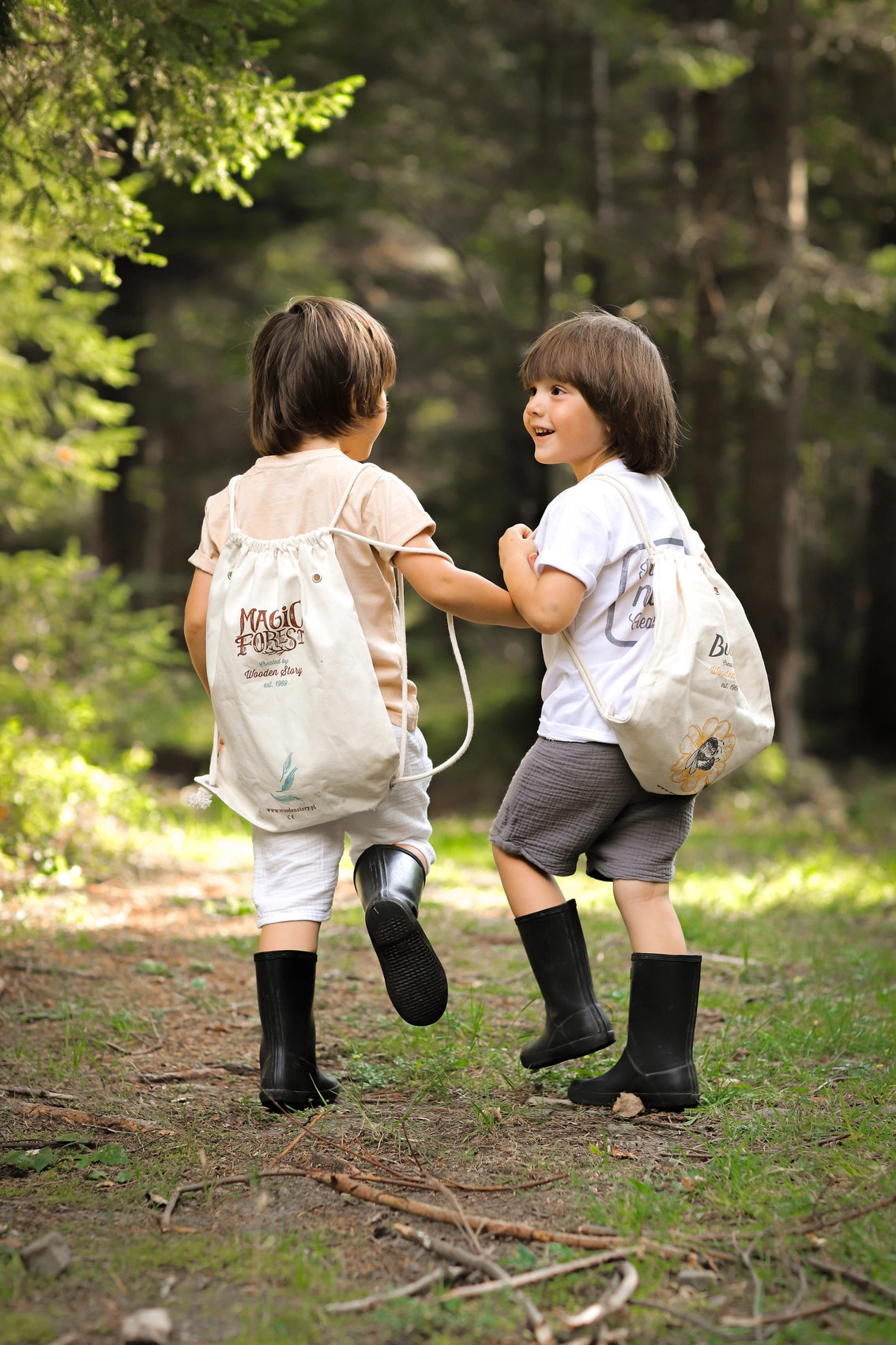 Magic Forest - Baumwoll Rucksack Badger